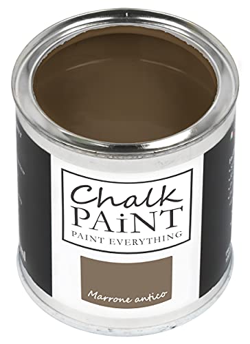 Chalk Paint Everything® Marrone Antico Kreidefarbe Wasserbasis für Alle Oberflächen einfach zu verarbeiten ohne schlechten Geruch - Chalk Paint Extra Matt (750 ml) von Chalk PAiNT PAINT EVERYTHING