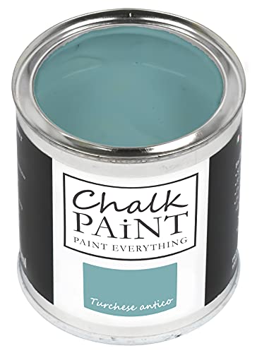 Chalk Paint Everything® Turchese Antico Kreidefarbe Wasserbasis für Alle Oberflächen einfach zu verarbeiten ohne schlechten Geruch - Chalk Paint Extra Matt (750 ml) von Chalk PAiNT PAINT EVERYTHING