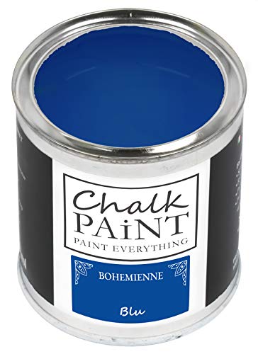 Chalk Paint Everything® Blu Kreidefarbe Wasserbasis für Alle Oberflächen einfach zu verarbeiten ohne schlechten Geruch - Chalk Paint Extra Matt (250 ml) von Chalk PAiNT PAINT EVERYTHING