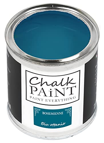 Chalk Paint Everything® Blu Ottanio (Petrolblau) - (750 ml) Wasserbasierte Kreidefarbe für Shabby-Chic-Möbel, Dekoration und Recycling-Projekte – Ungiftig, leicht anzuwenden von Chalk PAiNT PAINT EVERYTHING