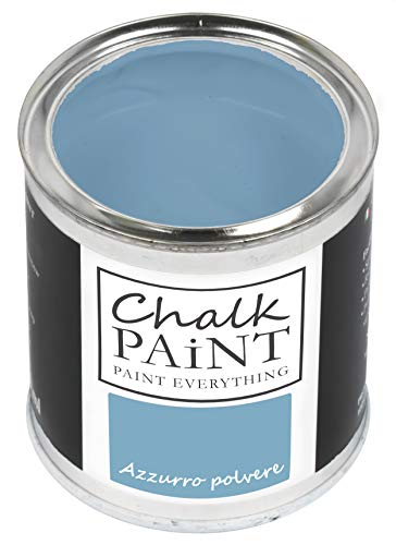 Chalk Paint Everything® Azzurro Polvere Kreidefarbe Wasserbasis für Alle Oberflächen einfach zu verarbeiten ohne schlechten Geruch - Chalk Paint Extra Matt (250 ml) von Chalk PAiNT PAINT EVERYTHING