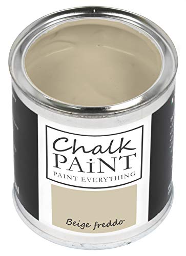 Chalk Paint Everything® Beige Freddo Kreidefarbe Wasserbasis für Alle Oberflächen einfach zu verarbeiten ohne schlechten Geruch - Chalk Paint Extra Matt (250 ml) von Chalk PAiNT PAINT EVERYTHING