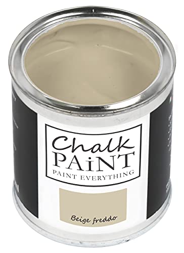 Chalk Paint Everything® Beige Freddo Kreidefarbe Wasserbasis für Alle Oberflächen einfach zu verarbeiten ohne schlechten Geruch - Chalk Paint Extra Matt (750 ml) von Chalk PAiNT PAINT EVERYTHING