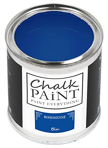 Chalk Paint Everything® Blu Kreidefarbe Wasserbasis für Alle Oberflächen einfach zu verarbeiten ohne schlechten Geruch - Chalk Paint Extra Matt (750 ml) von Chalk PAiNT PAINT EVERYTHING