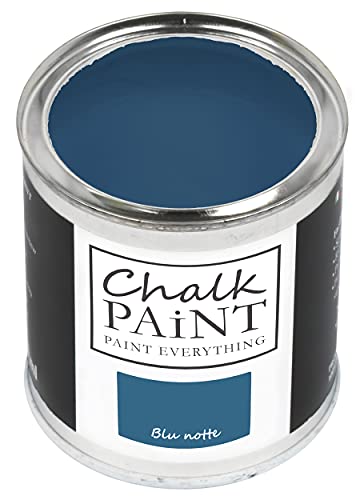 Chalk Paint Everything® Blu notte Kreidefarbe Wasserbasis für Alle Oberflächen einfach zu verarbeiten ohne schlechten Geruch - Chalk Paint Extra Matt (750 ml) von Chalk PAiNT PAINT EVERYTHING