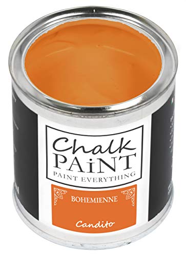 Chalk Paint Everything® Candito Kreidefarbe Wasserbasis für Alle Oberflächen einfach zu verarbeiten ohne schlechten Geruch - Chalk Paint Extra Matt (250 ml) von Chalk PAiNT PAINT EVERYTHING