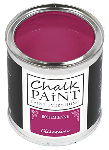 Chalk Paint Everything® Ciclamino Kreidefarbe Wasserbasis für Alle Oberflächen einfach zu verarbeiten ohne schlechten Geruch - Chalk Paint Extra Matt (250 ml) von Chalk PAiNT PAINT EVERYTHING