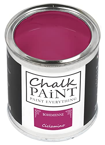 Chalk Paint Everything® Ciclamino Kreidefarbe Wasserbasis für Alle Oberflächen einfach zu verarbeiten ohne schlechten Geruch - Chalk Paint Extra Matt (750 ml) von Chalk PAiNT PAINT EVERYTHING