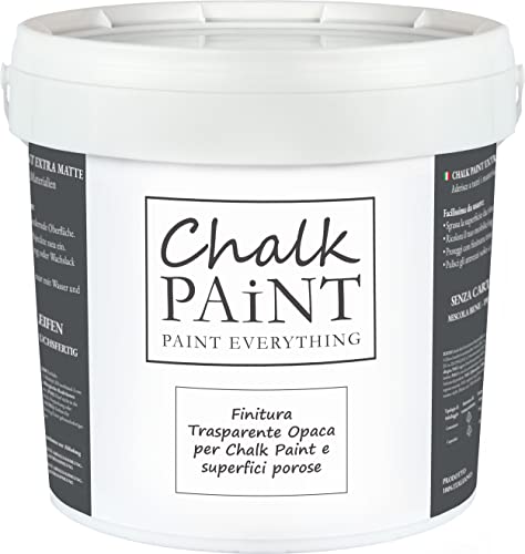 Chalk Paint Everything® Finish für Chalk Paint Finish transparent matt extra strapazierfähig - Schützen Sie Ihre Arbeit (5 l) von Chalk PAiNT PAINT EVERYTHING