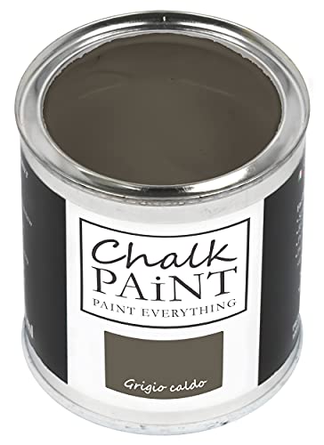 Chalk Paint Everything® Grigio Caldo Kreidefarbe Wasserbasis für Alle Oberflächen einfach zu verarbeiten ohne schlechten Geruch - Chalk Paint Extra Matt (750 ml) von Chalk PAiNT PAINT EVERYTHING