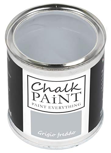 Chalk Paint Everything® Grigio Freddo Kreidefarbe Wasserbasis für Alle Oberflächen einfach zu verarbeiten ohne schlechten Geruch - Chalk Paint Extra Matt (250 ml) von Chalk PAiNT PAINT EVERYTHING