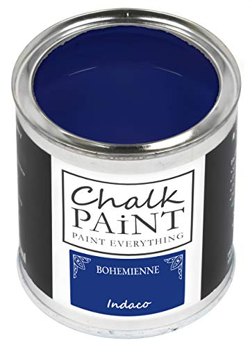 Chalk Paint Everything® Indaco Kreidefarbe Wasserbasis für Alle Oberflächen einfach zu verarbeiten ohne schlechten Geruch - Chalk Paint Extra Matt (250 ml) von Chalk PAiNT PAINT EVERYTHING