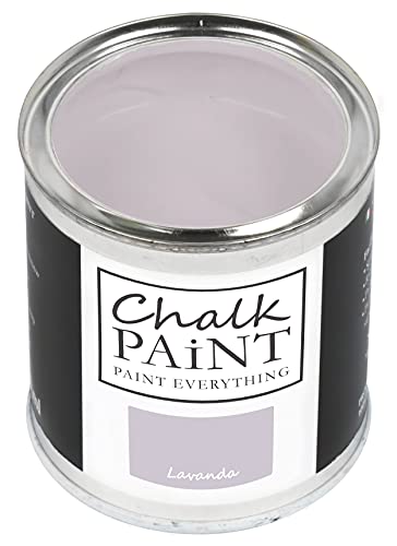 Chalk Paint Everything® Lavanda Kreidefarbe Wasserbasis für Alle Oberflächen einfach zu verarbeiten ohne schlechten Geruch - Chalk Paint Extra Matt (750 ml) von Chalk PAiNT PAINT EVERYTHING