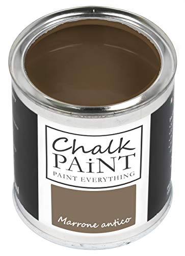 Chalk Paint Everything® Marrone Antico Kreidefarbe Wasserbasis für Alle Oberflächen einfach zu verarbeiten ohne schlechten Geruch - Chalk Paint Extra Matt (250 ml) von Chalk PAiNT PAINT EVERYTHING
