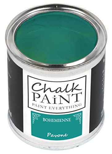 Chalk Paint Everything® Pavone Kreidefarbe Wasserbasis für Alle Oberflächen einfach zu verarbeiten ohne schlechten Geruch - Chalk Paint Extra Matt (250 ml) von Chalk PAiNT PAINT EVERYTHING