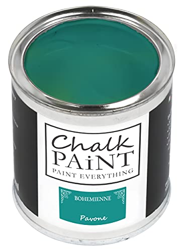 Chalk Paint Everything® Pavone Kreidefarbe Wasserbasis für Alle Oberflächen einfach zu verarbeiten ohne schlechten Geruch - Chalk Paint Extra Matt (750 ml) von Chalk PAiNT PAINT EVERYTHING