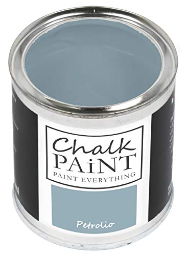 Chalk Paint Everything® Petrolio Kreidefarbe Wasserbasis für Alle Oberflächen einfach zu verarbeiten ohne schlechten Geruch - Chalk Paint Extra Matt (250 ml) von Chalk PAiNT PAINT EVERYTHING