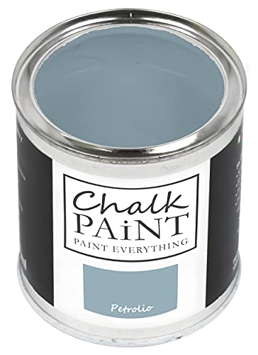 Chalk Paint Everything® Petrolio Kreidefarbe Wasserbasis für Alle Oberflächen einfach zu verarbeiten ohne schlechten Geruch - Chalk Paint Extra Matt (750 ml) von Chalk PAiNT PAINT EVERYTHING