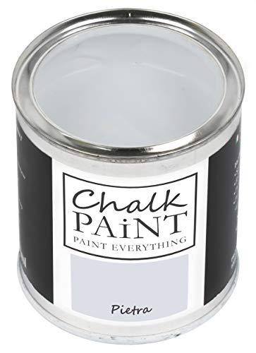 Chalk Paint Everything® Pietra Kreidefarbe Wasserbasis für Alle Oberflächen einfach zu verarbeiten ohne schlechten Geruch - Chalk Paint Extra Matt (250 ml) von Chalk PAiNT PAINT EVERYTHING