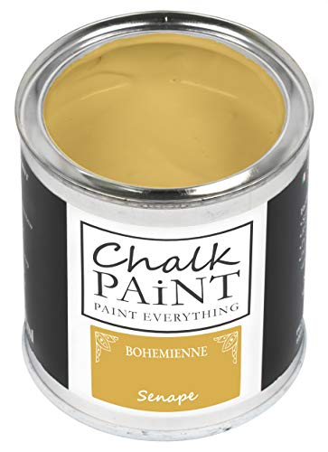 Chalk Paint Everything® Senape Kreidefarbe Wasserbasis für Alle Oberflächen einfach zu verarbeiten ohne schlechten Geruch - Chalk Paint Extra Matt (250 ml) von Chalk PAiNT PAINT EVERYTHING