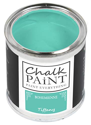 Chalk Paint Everything® Tiffany Kreidefarbe Wasserbasis für Alle Oberflächen einfach zu verarbeiten ohne schlechten Geruch - Chalk Paint Extra Matt (250 ml) von Chalk PAiNT PAINT EVERYTHING