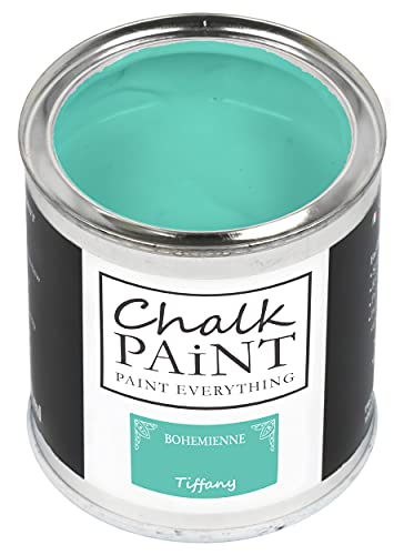 Chalk Paint Everything® Tiffany Kreidefarbe Wasserbasis für Alle Oberflächen einfach zu verarbeiten ohne schlechten Geruch - Chalk Paint Extra Matt (750 ml) von Chalk PAiNT PAINT EVERYTHING