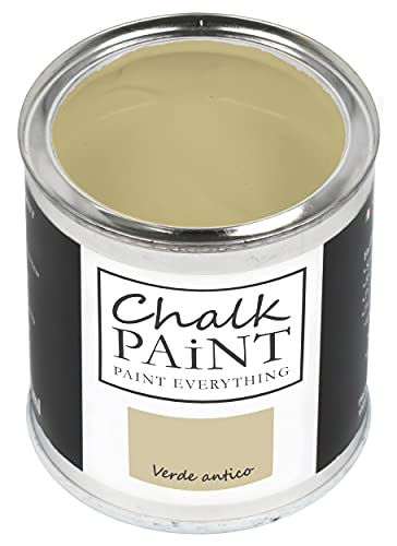 Chalk Paint Everything® Verde Antico Kreidefarbe Wasserbasis für Alle Oberflächen einfach zu verarbeiten ohne schlechten Geruch - Chalk Paint Extra Matt (750 ml) von Chalk PAiNT PAINT EVERYTHING