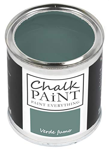 Chalk Paint Everything® Verde fumo Kreidefarbe Wasserbasis für Alle Oberflächen einfach zu verarbeiten ohne schlechten Geruch - Chalk Paint Extra Matt (250 ml) von Chalk PAiNT PAINT EVERYTHING