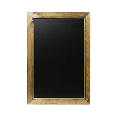 Chalkboards UK WC312 Tafel mit Holzrahmen, A2, dunkle Eiche, 62,4 x 45 x 1,5 cm von Chalkboards UK