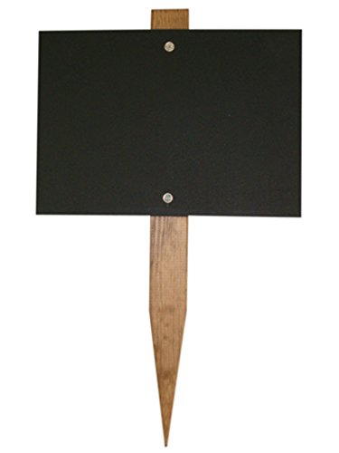 Chalkboards UK Mini-Tafel-Gartenstecker, Holz, Schwarz, 150 x 105 mm von Chalkboards UK