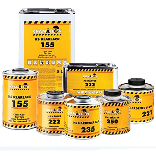 Chamäleon 2K HS ACRYL KLARLACK 2:1 KRATZFEST LACK 1L + HÄRTER STANDART 0,5L von Chamäleon
