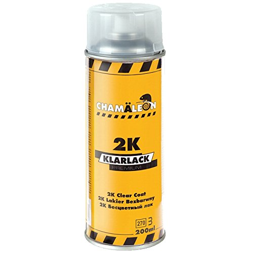 Chamäleon 2K HS KLARLACK 1 x 200ml SPRAY PREMIUM FAST inkl.HÄRTER GLÄNZEND ACRYL von Chamäleon