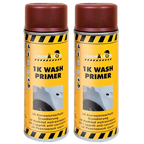 Chamäleon KORROSIONSSCHUTZ Etch PRIMER WASHPRIMER 1K SPRAY 2 x 400ml SÄUREPRIMER GRUNDIERUNG Chamäleon KORROSIONSSCHUTZ Etch PRIMER WASHPRIMER 1K SPRAY 2 x 400ml SÄUREPRIMER GRUNDIERUNG von Chamäleon