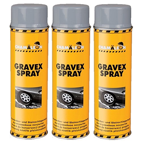 Chamäleon UNTERBODENSCHUTZ UBS 6 x 500ml SPRAY GRAU ANTI GRAVEX SCHUTZ UNTERBODEN von Chamäleon
