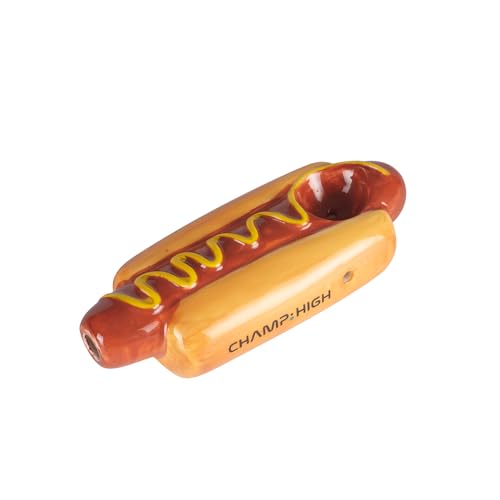 KERAMIKPFEIFE Hot Dog 11,5cm Tabakpfeife aus Keramik Kräuterpfeife Purpfeife Tabak Pfeife Pipe 69 von Champ High