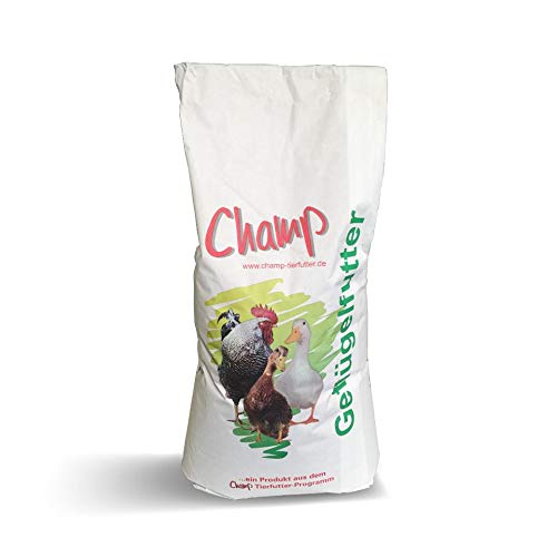 Champ Geflügelkörnerfutter, 25 kg Hühnerfutter geprüft mit Muschelschalen ohne Gentechnik VLOG Champ Geflügelkörnerfutter, 25 kg Hühnerfutter geprüft mit Muschelschalen ohne Gentechnik VLOG von Champ