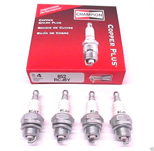 4 Pack Genuine Champion RCJ6Y Spark Plug Copper Plus 852 von Champion