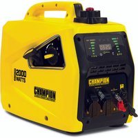 Power Equipment Strominverter Benzin 2000 Watt, tragbar mit LED-Anzeige - Champion von Champion