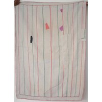 Kinder Schöne Baby Kantha Quilts Vintage Handgemacht Patchwork Bunt Shower Geschenk Quilt Wendedecke Baumwolle Bettwäsche von Chandratextiles