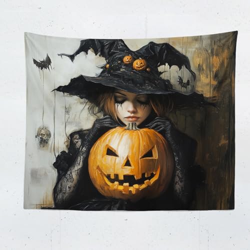 ChangTsing Halloween Totenkopf Skelett Wandteppich, Gothic Halloween Schädel Schwarz Wandbehang Wandtuch Ästhetik Wandkunst-dekor Geister Wandteppich 150X100 CM ChangTsing Halloween Totenkopf Skelett Wandteppich, Gothic Halloween Schädel Schwarz Wandbehang Wandtuch Ästhetik Wandkunst-dekor Geister Wandteppich 150X100 CM von ChangTsing