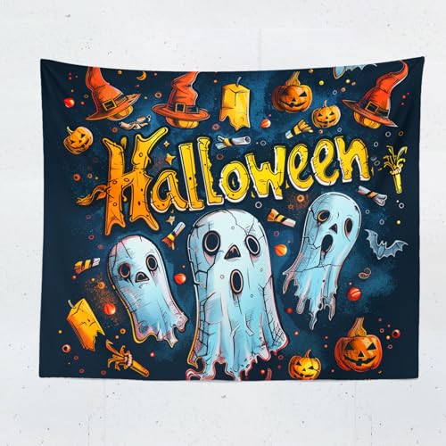 ChangTsing Halloween Totenkopf Skelett Wandteppich, Gothic Halloween Schädel Schwarz Wandbehang Wandtuch Ästhetik Wandkunst-dekor Geister Wandteppich 200X150 CM ChangTsing Halloween Totenkopf Skelett Wandteppich, Gothic Halloween Schädel Schwarz Wandbehang Wandtuch Ästhetik Wandkunst-dekor Geister Wandteppich 200X150 CM von ChangTsing