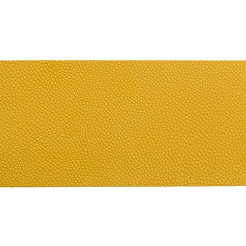 Leder Patch Kit leder-reparaturflicken Strapazierfähiges Kunstleder selbstklebend einfach zu bedienen für Autositze Sofas Bürostuhl Kopfteil Gelb- 10 x 20 cm von ChangTsing