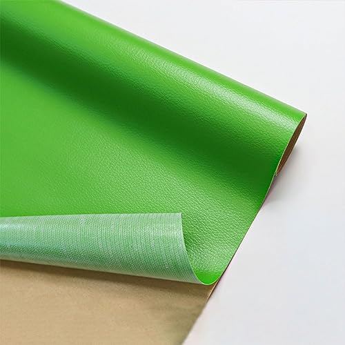 Leder Patch Kit leder-reparaturflicken Strapazierfähiges Kunstleder selbstklebend einfach zu bedienen für Autositze Sofas Bürostuhl Kopfteil Gras-Grün 20 x 30 cm2 von ChangTsing