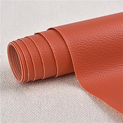 Leder Patch Kit leder-reparaturflicken Strapazierfähiges Kunstleder selbstklebend einfach zu bedienen für Autositze Sofas Bürostuhl Kopfteil Orange 20 x 30 cm von ChangTsing
