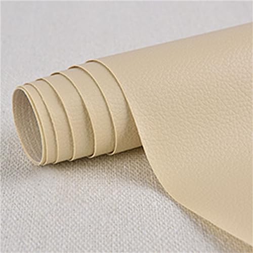 Leder Patch Kit leder-reparaturflicken Strapazierfähiges Kunstleder selbstklebend einfach zu bedienen für Autositze Sofas Bürostuhl Kopfteil beige 2 10 x 20 cm von ChangTsing