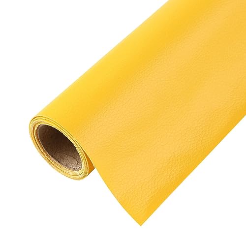 Leder Patch Kit leder-reparaturflicken Strapazierfähiges Kunstleder selbstklebend einfach zu bedienen für Autositze Sofas Bürostuhl Kopfteil gelb 2 100 x 137 cm von ChangTsing