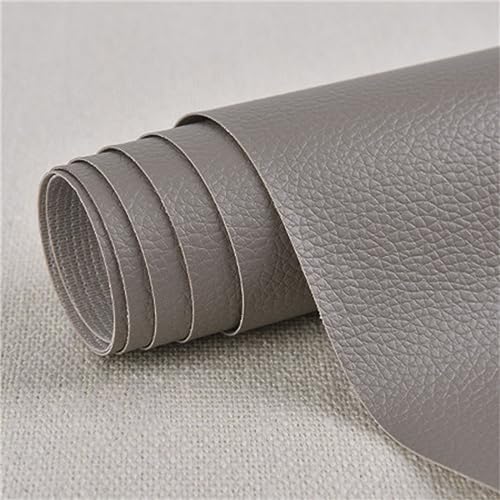 Leder Patch Kit leder-reparaturflicken Strapazierfähiges Kunstleder selbstklebend einfach zu bedienen für Autositze Sofas Bürostuhl Kopfteil grau 4 100 x 137 cm von ChangTsing