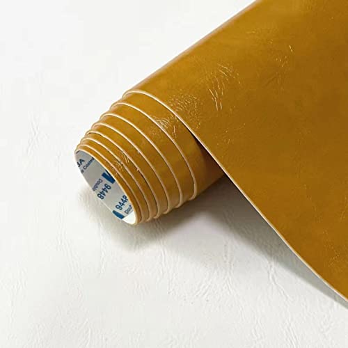 Leder Patch Kit leder-reparaturflicken Strapazierfähiges Kunstleder selbstklebend einfach zu bedienen für Autositze Sofas Bürostuhl Kopfteil YL-Kurkuma 20 X 30 CM von ChangTsingLee