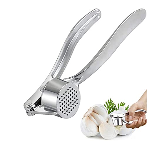 Changtai Knoblauchpresse Knoblauchschneider mit Griff Garlic Press Effizientes Werkzeug zur Knoblauchpaste Küchenhelfer Leicht zu Reinigen Spuelmaschinefest von Changtai