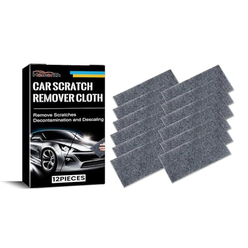 Changtai Nano Sparkle Tuch 12pcs, Nano Sparkle Cloth für Auto Kratzer Entfernen Reparatur, Nanomagic Tuch Car Scratch Remover für Reparatur von Leichten Kratzfarben Lackpflege Autoreinigung von Changtai